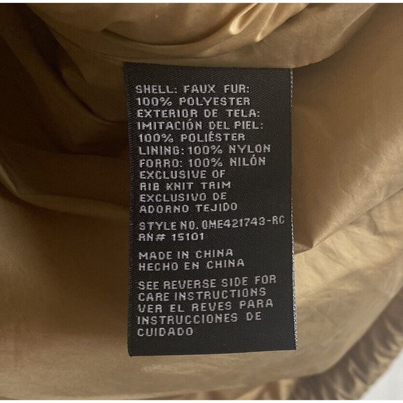 1 Madison Expedition Teddy Jacket Coat Women’s Medium Hooded Full Zip Tan - Picture 7 of 12